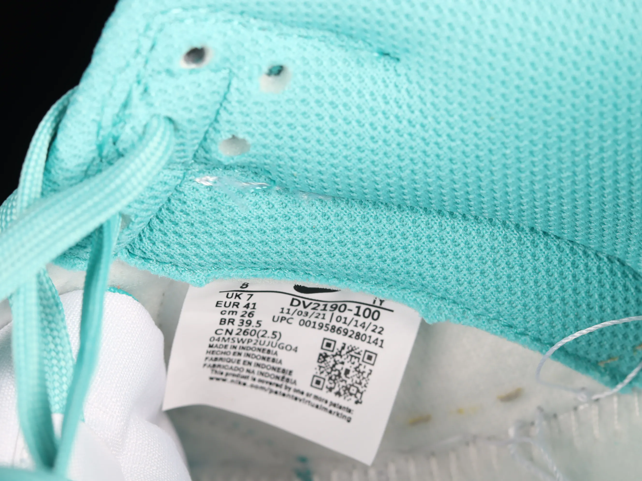 All categories Nk SB Dunk series Nk SB Dunk Low low-top sneakers J version Nk Dunk Low "Teal Zeal" teal color SB low-top sports and leisure sneakers DV2190-100